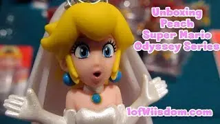 Unboxing Wedding Outfit Peach amiibo (Super Mario Odyssey Series)