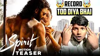#Spirit Movie Prabhas First Look Motion Teaser  Review | Tripti Dimri | Rohit SahniFF