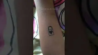 ❤️ heart lock🔒 tattoo design | Tattoo Art By Rajan