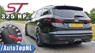 FORD FOCUS ST MK3 325HP 100-200km/h ACCELERATION & SOUND by AutoTopNL