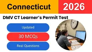 Pass the Connecticut DMV CT Learner&rsquo;s Permit Test 2026 | 30 Updated DMV Questions
