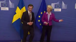 Ulf Kristersson Sweden's new Prime Minister met with President Von der Leyen in Brussels!!!