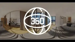 Interaktive 360&deg; Rundg&auml;nge Immobilien | 360 Grad Innenraum Schlafzimmer | VR Virtual Tour Haus