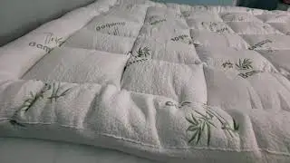 Bamboo Mattress Topper Queen Size with 8-21