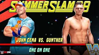 Джон Сина против Гюнтера &ndash; Cenation против Ring General | Полные видеообзоры матча WWE 2K24