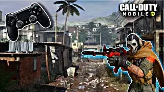 COD Mobile Gameplay (Galaxy Tab S6 Lite/PS4 Controller) Domination - Favela