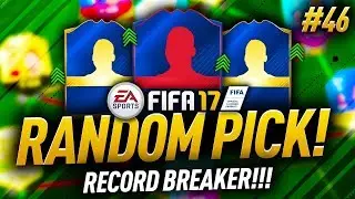 AWESOME RECORD BREAKER CARD!! The Random Pick #46 - FIFA 17 Ultimate Team
