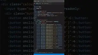 calculator html code. #coding #html #code #css #howtocreate #calculator #trending #tutorial