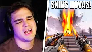 NOVA COLE&Ccedil;&Atilde;O DE SKINS SOLAR STRIDE REVELADA! XAROLA FOI AMASSADO PELO CHAMBER - VALORANT CLIPS
