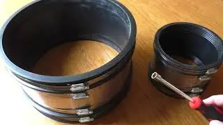 Flexible Rohrverbinder mit Edelstahlband