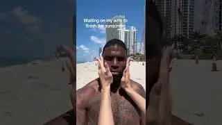 Favorite part of the beach ✌🏿 #tyreekhill #cheetah #sunnyisles #fyp