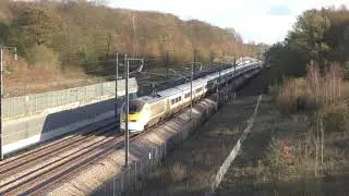 (HD) Classic, Refurbished & New Eurostars on HS1 - 25/11/15
