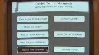 Apple Macintosh 128k (1984) Start Up and Demonstration