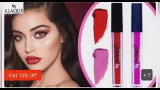 bq BLAQUE Matte Liquid Lipstick Combo of 2 Lip Color (click on description for the deal)
