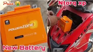 ❤️Ntorq xp 125 || New Battery Power Zone #powerzone powerz || Cost 💵🤑 ?