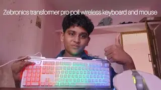 Zebronics transformer pro keyboard unboxing in malayalam 🔥