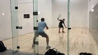 Mike Bradford Vs. Jon Friedman Racquetball Match (Game 1 of 3)