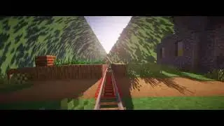 Mincecraft super speed time lapse acid shader (Minecraft Acid interstate)