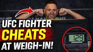 UFC Fighter Caught Cheating At 325 Weigh-Ins!