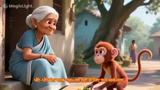 Bandar aur dadi #youtubeshorts #viral #shortvideo #monkey #reels #comedy 