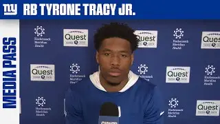 Tyrone Tracy Jr. on Complementing Devin Singletary | New York Giants