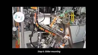 Opened-end Plastic Zipper Injection Production Line (New Process)