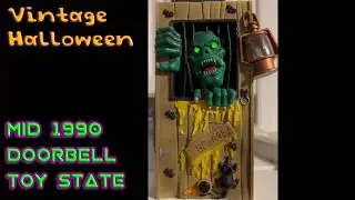 Mid 1990 - Vintage Halloween Animatronic - Toy State Industries - Monster Door Bell