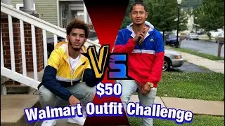 $50 Walmart Outfit Challenge!!