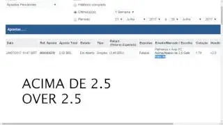 PALPITE OVER/UNDER 2.5