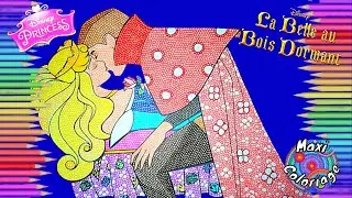 Colorier la Princesse Aurore pour la SAINT-VALENTIN Disney/Coloring VALENTINE'S DAY