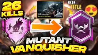 MUTANT VANQUISHER Achievement in Zombie Mode 2.8😱PUBG MOBILE