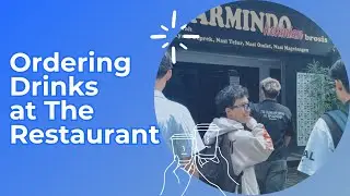 Ordering Drinks at The Restaurant || Fast service, better than expected drink🤩✨.