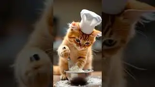 Meow-ster Chef in Training! 🔪🥕🤣