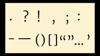 Punctuation History and Hierarchy