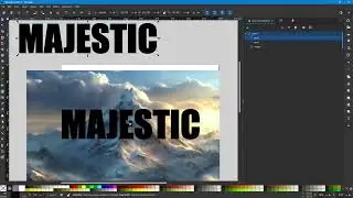 How to Add an Image Inside of Text Using Inkscape