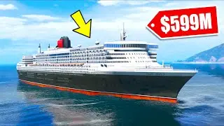 I bought a Cruise Ship playing as a Billionaire!! (GTA 5 Mods)