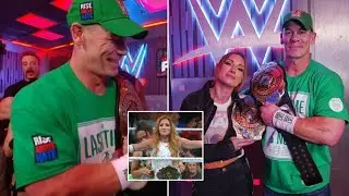 Бекки Линч оставила сообщение после победы Джона Сины над WWE в матче за титул интерконтинентальн...