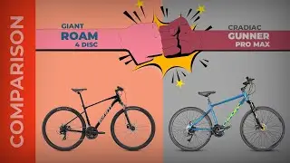 Comparison | Giant Roam 4 Disc Vs Gunner Pro Max  | 21 gear hybrid cycles | best selling gear cycles