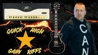 Peavey Windsor | БЫСТРЫЕ РИФФЫ С ВЫСОКИМ УСИЛЕНИЕМ | Les Paul Custom