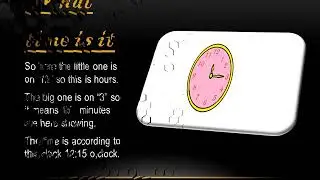 The clock explanation for kids {easy to understand time}