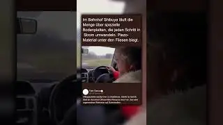 Bodenplatten im Bahnhof, die aus Schritten Strom machen