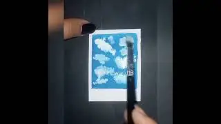 Sky Painting with  plane #sky #painting #plane #drawing #foryou #aesthetic #art #world #youtubeshort