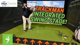 This Tilting Golf Simulator Platform at the PGA Show is INSANE!