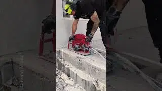 Cutting a slab on grade with a 15 inch thickened edge 👊👊💪👍🏆🔥🔥😎😶&zwj;🌫️😶&zwj;🌫️