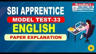 SBI APPRENTICE 2020 MOCK TEST NO-33 ENGLISH | PRACTICE SET WITH IMPORTANT QUESTIONS