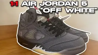 1:1 Air Jordan 5 &ldquo;Off White Muslin&rdquo; | Unboxing and Review