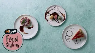 Decorare i piatti da dessert con il cioccolato &ndash; Migusto Food Styling