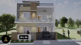 🏡 25x44 House Plan Map | 3BHK Modern Design | Prime Location | Zohan Alpha Properties