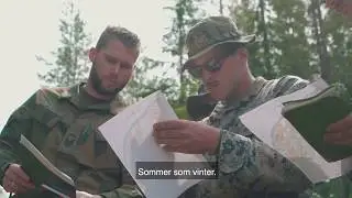 HV-12 i Haltdalen med U.S. Marine Corps