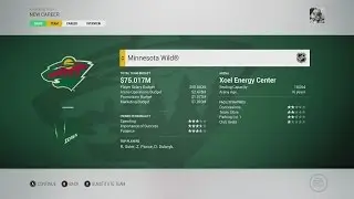 NHL 17 ~ Minnesota Wild GM Mode Commentary: Episode 1 (Team Overview)